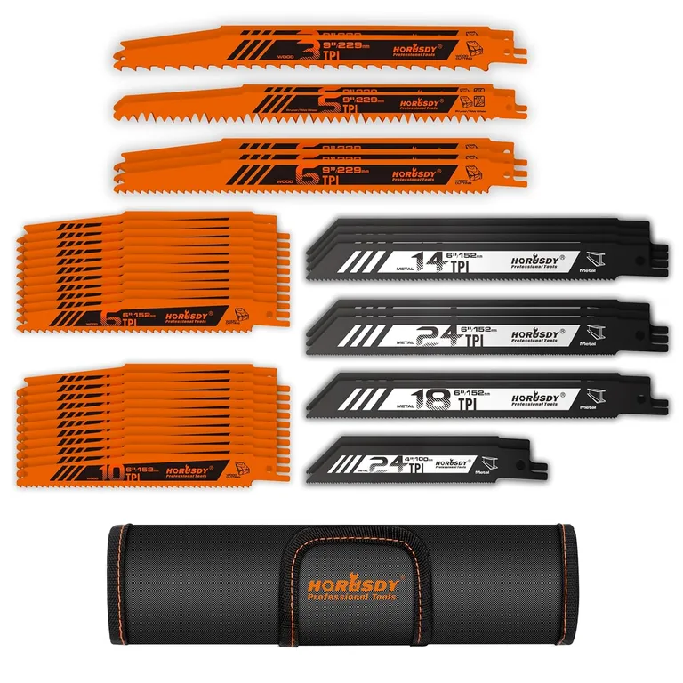 40-Piece Reciprocating Saw Blade Set