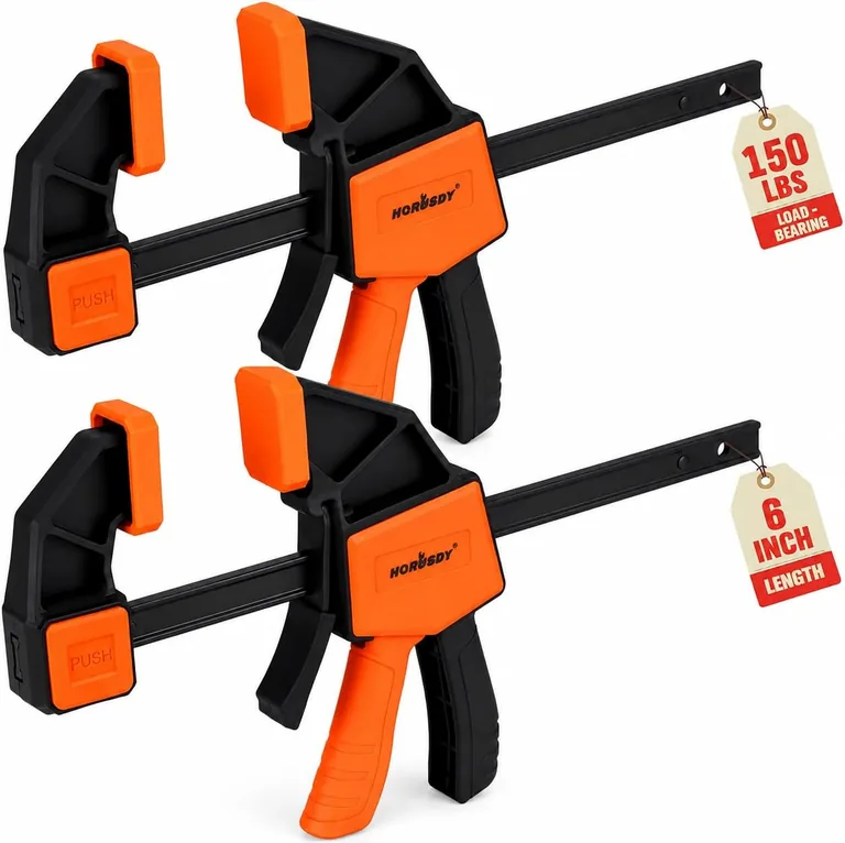 2-Pack 6-Inch Quick-Grip Bar Clamps