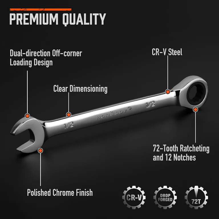 26-Piece Ratcheting Wrench Set — keep sae and metric separate